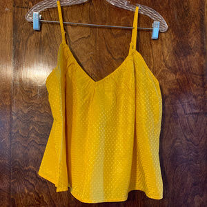 NSR Crop Gold Cami, NWOT